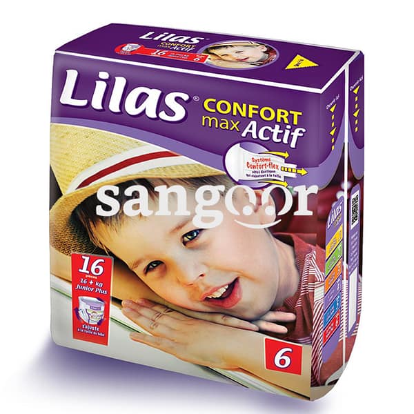 LILAS COUCHE BEBE CONFORT MAX TAILLE6 (16+) 16PIECES