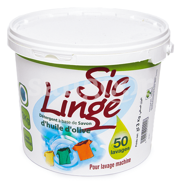 Lessive liquide 2 en 1 à base d'huile d'olive SIC - 4.5 L pour