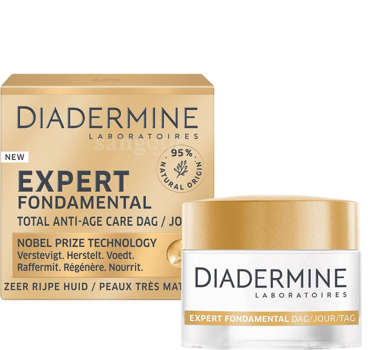 Crème de jour Soin global pour peaux matures et exigeantes, Expert  fondamental, Diadermine